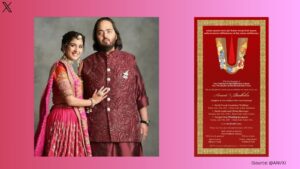 Anant Ambani and Radhika Merchant's Wedding Card